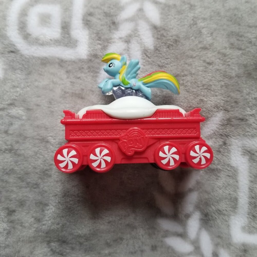 My Little Pony Toy Rainbow Dash Blue Red MLP G4 Figurine